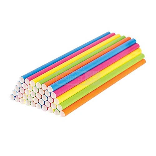 მუყაოს საწრუპი ჩხირები მსხვილი ფერადი 8მმ 25ც